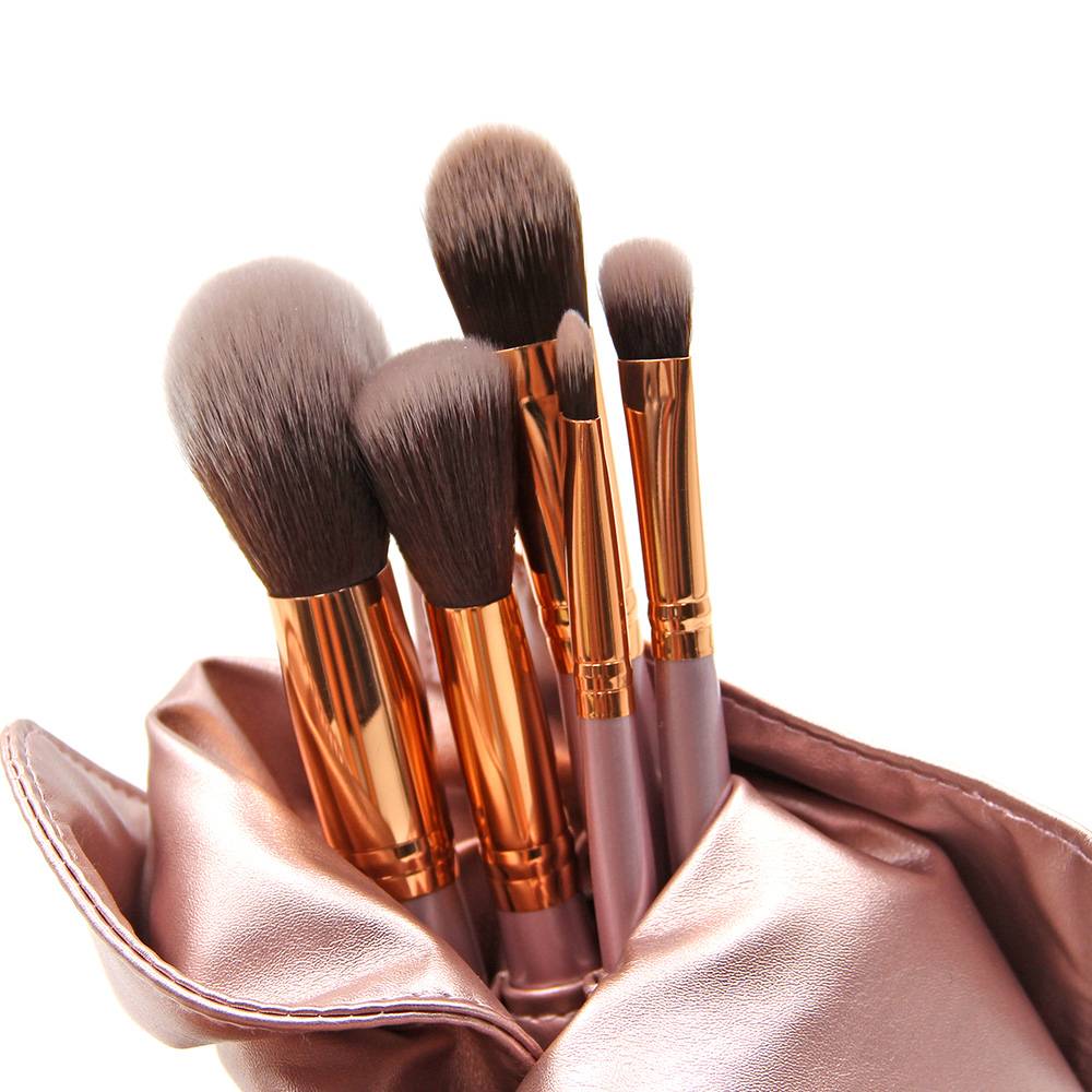 Glittering Blush Foundation Brush Set,Makeup Brush With Lid And Bag Professional Manufacturer Personalized Custom Engraving